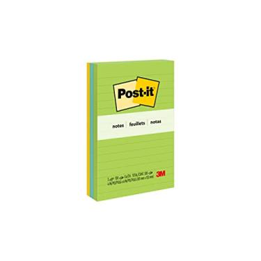 Imagem de Post-it Super Sticky Notes, 12,7 x 20,32 cm, Nota adesiva, Jaipur Collection, 3 Pads