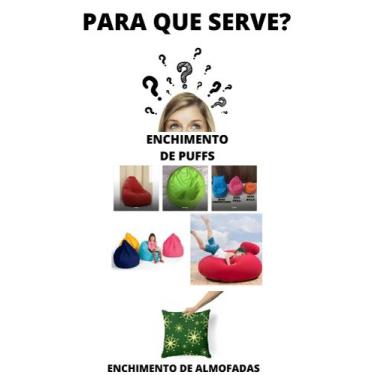 Imagem de Isopor em Flocos Construção Civil Enchimentos para Puffs Almofadas e P