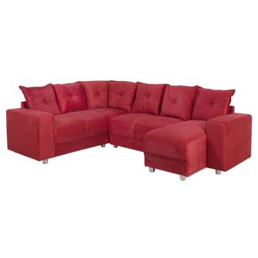 Imagem de Sofá de Canto Com Chaise – 070 Vermelho