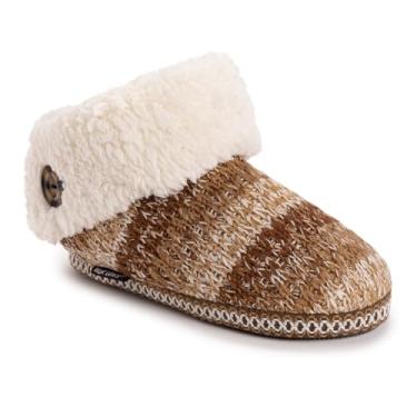 Imagem de MUK LUKS Pantufa feminina Melinda, Dourado, Medium