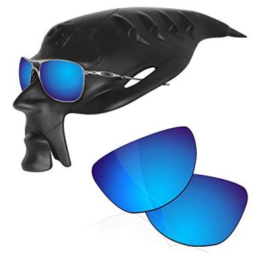 Imagem de RockShell Lentes polarizadas de substituição para óculos de sol Oakley Crosshair 2012 OO4060, Ice Blue Mirrorfirm - Geekpolar, One Size