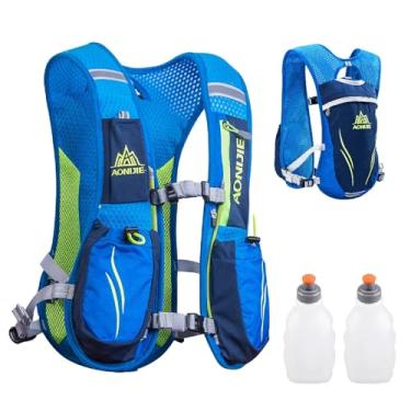 Imagem de JEELAD Colete de hidratação de corrida para homens e mulheres com bexiga de água para ciclismo, corrida, maratona e trilha