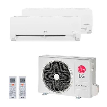 Imagem de Ar Condicionado Bi Split Inverter Lg 16.000 Btus (hi Wall 9.000 + Hi Wall 12.000)frio 220v R-32