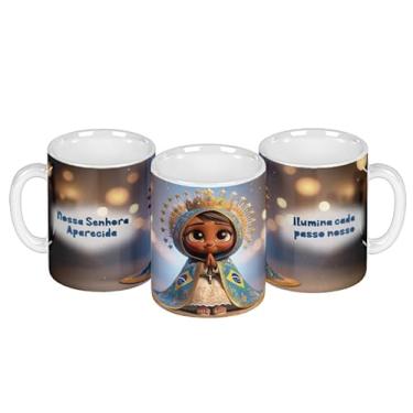 Imagem de Caneca branca católica divina animação (14928)