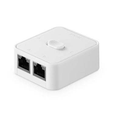 Imagem de Comutador de rede Binardat Gigabit Ethernet 3 portas branco