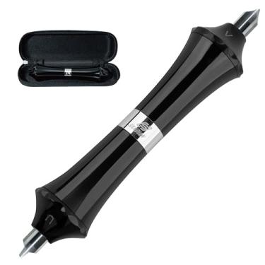 Imagem de SANDIAN Afiador profissional para taco de golfe, lâmina dupla SKD11, alta dureza com estojo de transporte, preto