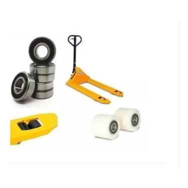 Imagem de 2 Rodas Simples 70x80 Paleteira Vonder C/rolamento - Importado