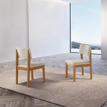 Imagem de Kit 4 Cadeiras para Sala de Jantar Jade - LJ Móveis