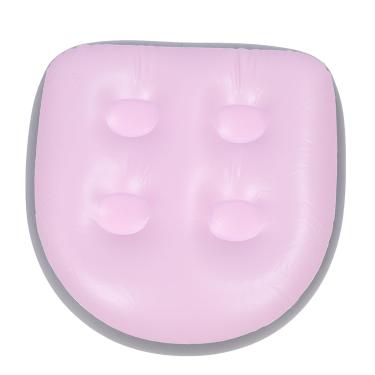 Imagem de Spa Inflável Cushion Tuba de hidromassagem Pillow de banheira de banheira para banheiros para spas de banheiros assento inflável para adultos (Róseo)