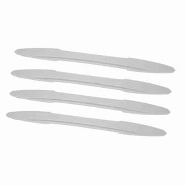 Imagem de Faixa de Proteção de Pára-choque, 4 PCS 39 Cm Faixa Anti-Colisão de Pára-choques Prevenção de Colisão Cinza Dianteiro Traseiro Protetor de Adesivos de Substituição para