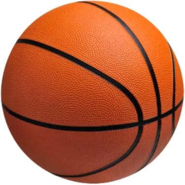 Imagem de Bola de Basquete Oficial Tamanho 7 24cm Laranja Alta Aderência