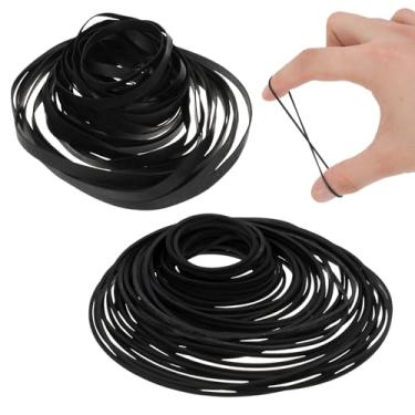 Imagem de 100 correias de borracha para gravador, correias de cassete, acessórios de manutenção, reparo, máquina, cinto gravador, 40-135 mm, fita cassete de substituição para DVD, CD, 50 peças, 1 mm de largura