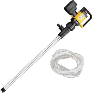 Imagem de Bomba De Barril De óleo Elétrico Hyqg, Bomba De Tambor De Combustível Grande De 130l / Mi, Bomba De Transferência De óleo Alimentada Por Bateria De, Aluminum-tube