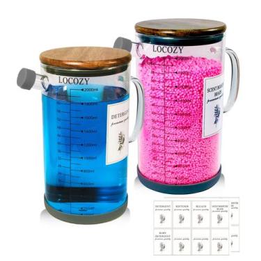 Imagem de Dispensador de detergente para roupa LOCOZY, pacote com 2 unidades, vi