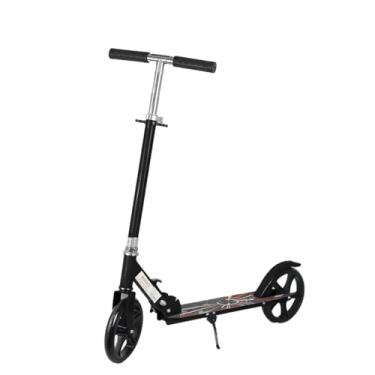 Imagem de Patinete Juvenil/adulto Até 100kg Regulável Roda Grande 20cm - Preto