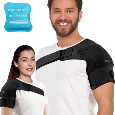 Imagem de Suporte de ombro KONSEDIK KD007 para manguito rotador rasgado, preto M