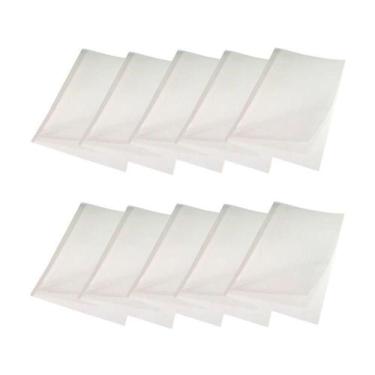 Imagem de Kit 10 Capas Encadernação Térmica Até 90 Folhas A4 Branca - IBACEMIL