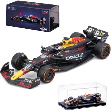 Imagem de Miniatura Bburago Oracle Red Bull Racing RB20 F1 2024 Max Verstappen 1 1/43 c/ Piloto