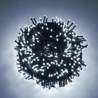 Imagem de Pisca Pisca Cordão Natal Branco 100 Led Corda Luz  - Wincy Natal, 220V