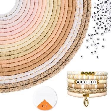 Imagem de Kit de fabricação de pulseiras ADIIL Clay Beads 7200 unidades 6 mm 10 