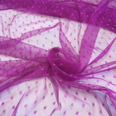 Imagem de Tecido Tule De Malha Point Sprit Poa Pequeno (1mt comp x 1,50mt larg) 