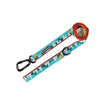 Imagem de Wilderdog Série de coleira ultraleve para cães de 1,8 m de comprimento e apenas 106 g com mosquetão giratório, trava e alça levemente acolchoada com anel em D - Tamarack