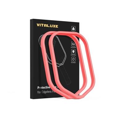 Imagem de VITALUXE Fita ponderada Pickleball para pás sem bordas de 16 mm, fita protetora de borda, alternativa de fita de chumbo, sem cola, fácil de instalar e substituir sem amassar, pacote com 2