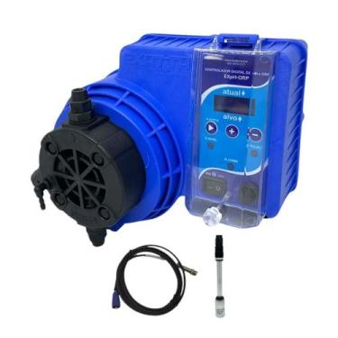 Imagem de KIT COMPLETO PARA CORREÇÃO AUTOMÁTICA DE pH  EX1 PH - Controle de pH p