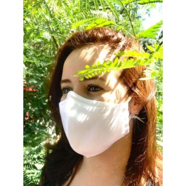 Imagem de Máscara de Tecido Branca - Manah Style
