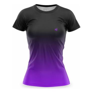 Imagem de Camiseta Feminina Blusa Academia Treino Fitness Proteção Uv - Efect, P