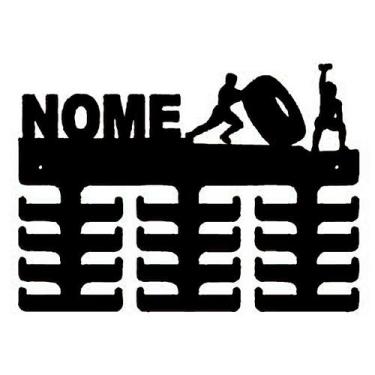 Imagem de Porta Medalhas exercício funcional exercício funcional Preto Suporte M