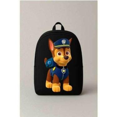 Imagem de Mochila Escolar Estampada Cachorrinho Bombeiro Fofo Bolsa Ideal Para P