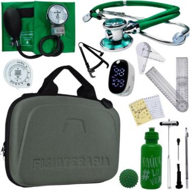 Imagem de Kit Fisioterapia Maleta Goniometro Martelo Buck Completo - Love Saude,