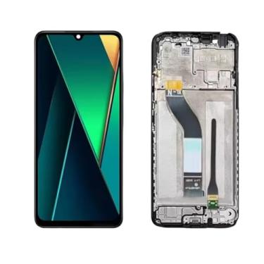 Imagem de Para Xiaomi Redmi 14C 2411DRN47C Display LCD Touch Screen Digitalizador para Poco C75 2410FPCC5G Substituição (com moldura)