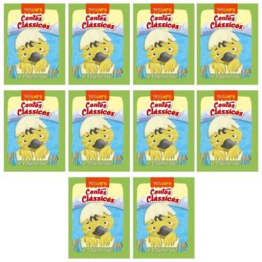 Imagem de Kit 25 Mini Livros Conto Clássico Infantil - O Patinho Feio - Ciranda 