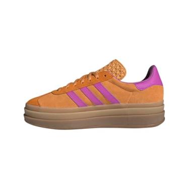 Imagem de adidas Tênis feminino Wonmau/Owhite/Gum2 Gazelle Bold W Powder tealBliss Lilás/Petróleo puro 37 EUA, Multi, 10 Wide