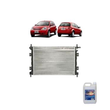 Imagem de Kit Radiador Ford Fiesta/Ka 1.6 2009/2011 Com Água Desmineralizada 5 Litros