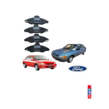 Imagem de Kit Pastilha de Freio Escort e Verona 94> + CAR80 Anti Chio 300ml