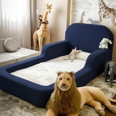 Imagem de Cama Montessoriana Infantil Solteiro - Com colchão - Little Duck (Azul)