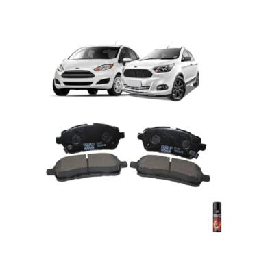 Imagem de Kit Pastilha Freio New Fiesta 1.6 + KA 1.0 1.5 + Orbi Anti Chios 200ml