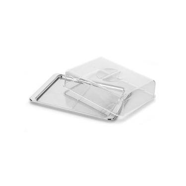 Imagem de Porta-frios em aço inox e tampa em acrílico com divisória Forma Pop