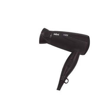 Imagem de Secador de Cabelos Lizz Mini Dobrável Íon Ceramic 1200W Preto – Bivolt