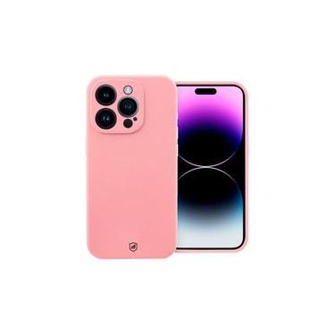 Imagem de Capa para iPhone 14 Pro Max - Silicon Premium Rosa - Gshield