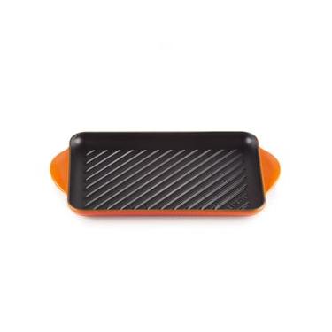 Imagem de Grelha Retangular Traditional Laranja 32 cm Le Creuset
