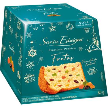 Imagem de Mini Panettone Tradicional Frutas 80g - Santa Edwiges