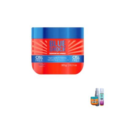 Imagem de Genérico Kit Blue Shock Bumbum dos Sonhos, Creme Hidratante e Ativador de Cachos, Loção, 50 x 50 x 50 cm, Adulto Unissex, Hidratação Profunda, Pele Normal, 1 Conjunto