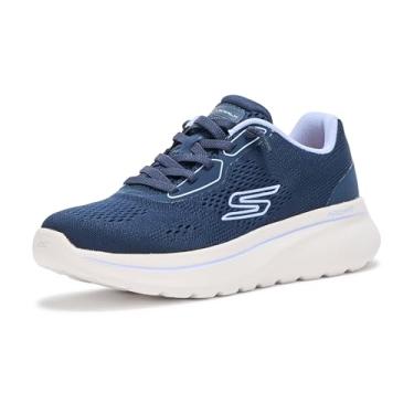 Imagem de Skechers Tênis feminino Go Walk Arch Fit N-Joy Ellie, Azul-marinho/pervinca, 37