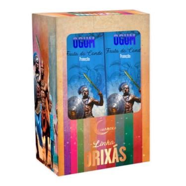 Imagem de Incenso Natural Ogum 0% Carvão Box 12 Cxs C 10 Varetas