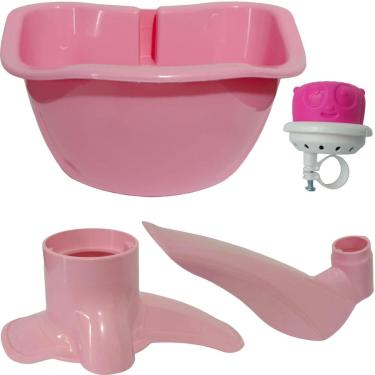 Imagem de Kit de Cesta Aro 16 Mais Para Lamas Buzina Bicicleta Nathor-Unissex