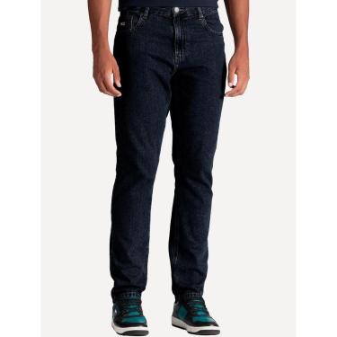 Imagem de Calça Tommy Jeans Masculina Regular Straight Ryan Escura-Masculino